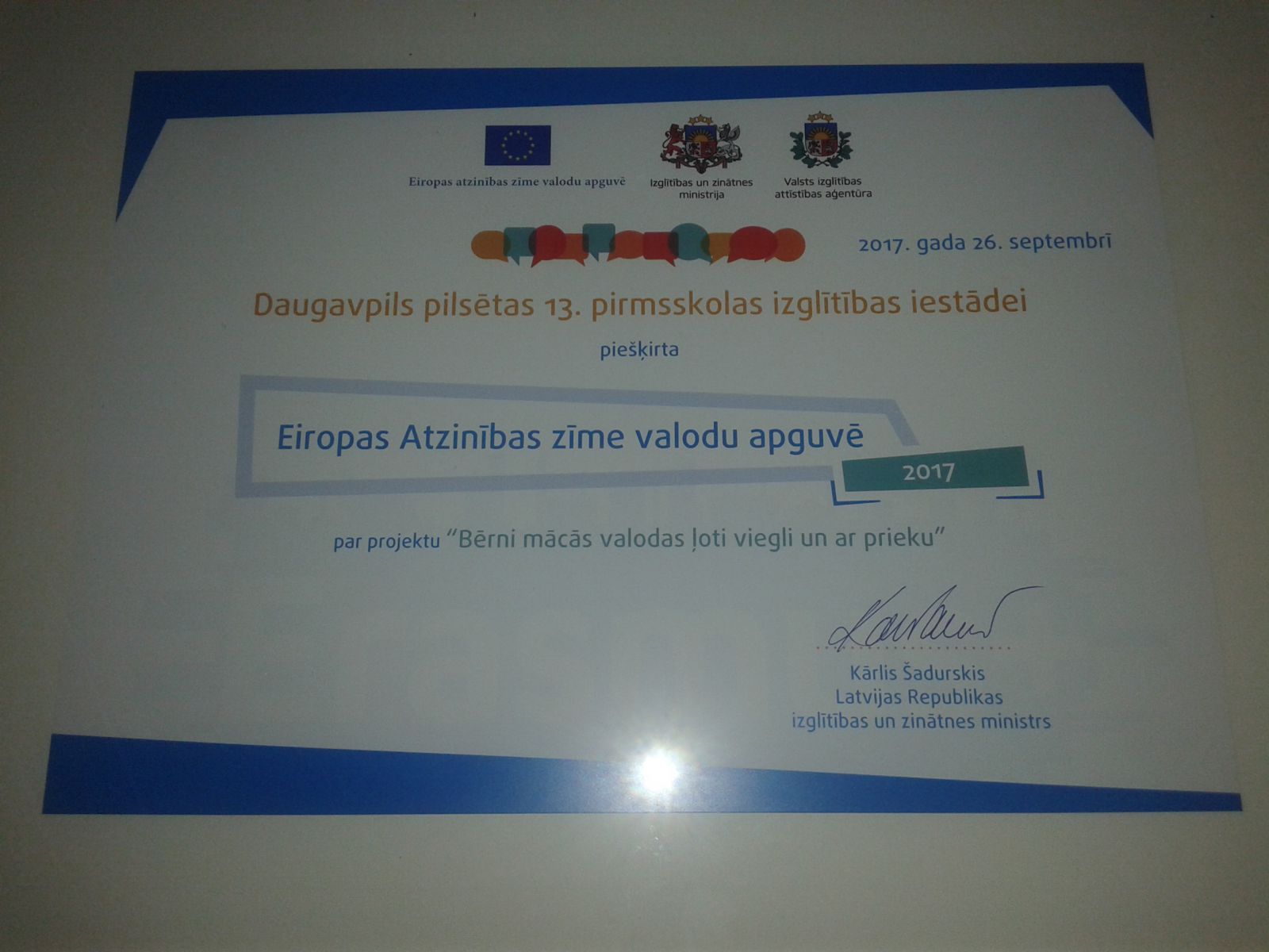 EIROPAS VALODU DIENA 2017